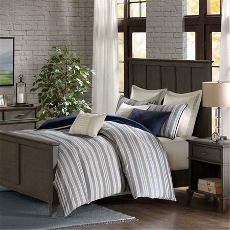 MADISON PARK SIGNATURE Madison Park Farmhouse Comforter Set Queen - Blue MPS10-312